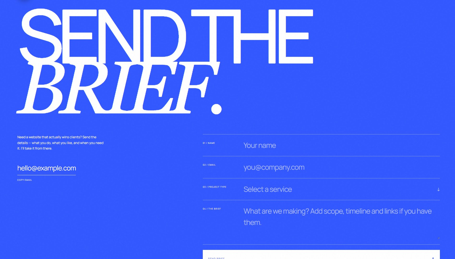 Your Studio — Portfolio Website screenshot 6